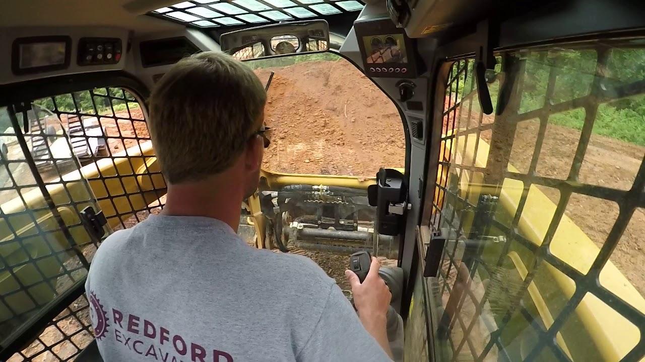 Some rough grading - YouTube