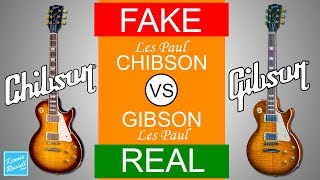 Fake Chibson vs Real Gibson (Can You Tell The Difference Between These Two Les Paul Guitars?)