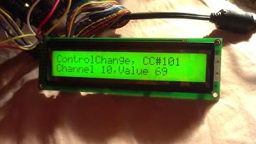 midi signal display prototype