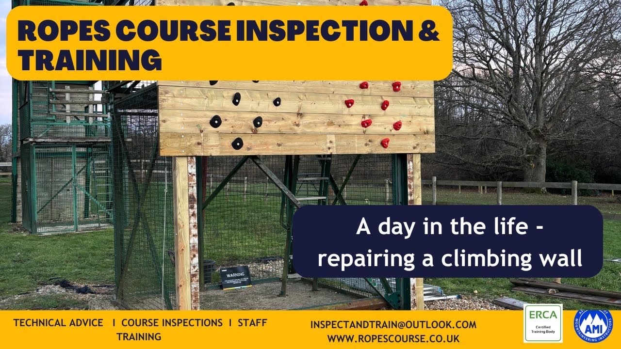 A day in the life - Climbing Wall Repair 