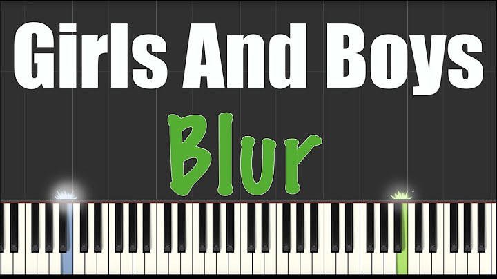 Girls & Boys Piano version - Piano performance video thumbnail