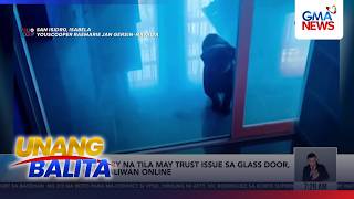 Fur baby na tila may trust issue sa glass door, kinaaaliwan online | Unang Hirit screenshot 3
