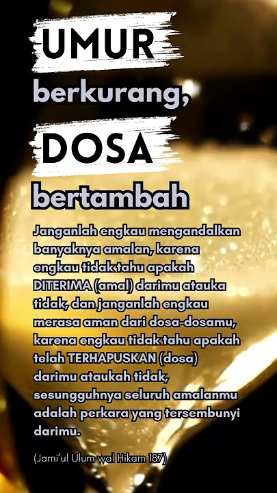 Umur dan dosa #shorts #motivasihidup  #motivasiislam #quotes #katamotivasiislam #motivasi