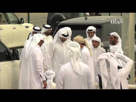 وصول سعادة الشيخ جوعان بن حمد آل ثاني الى ميدان الشحانية