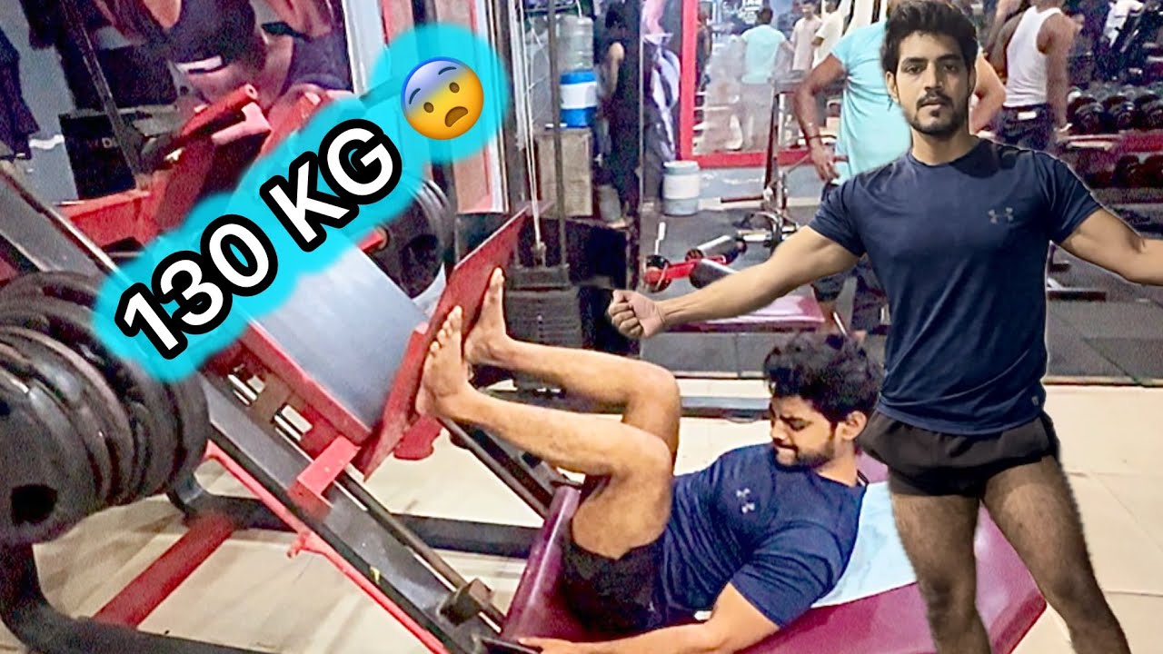 130 KG Leg Press After Log Times 🫡🏋️‍♂️