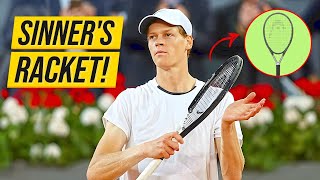 The secrets INSIDE his weapon of MASS perfection: Jannik SInner’s OFFICIAL Tennis Racket