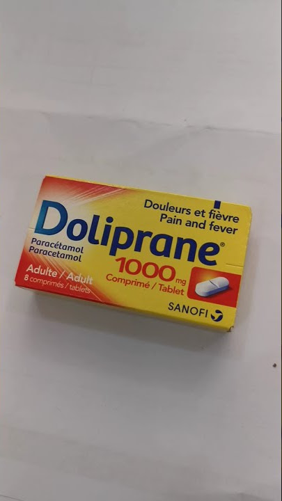 أفضل حب مسكن للصداع والألم وخافض للحرارة حبوب دوليبران ١ غرام doliprane tabوهل يستخدم للحامل والمرضع