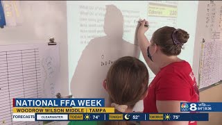 Tampa FFA chapter celebrates National FFA Week by preparing for state certification exam