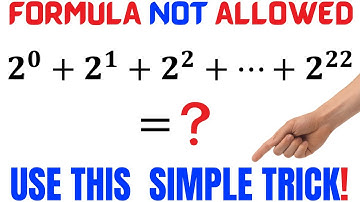 Formula NOT Allowed | Find the SUM of the Series | Think Outside The Box |Math Olympiad Training
