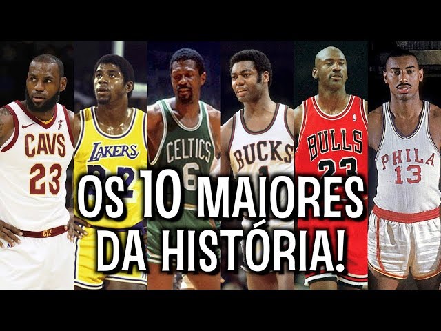 Os 10 maiores jogadores da NBA de todos os tempos - TV Gazeta