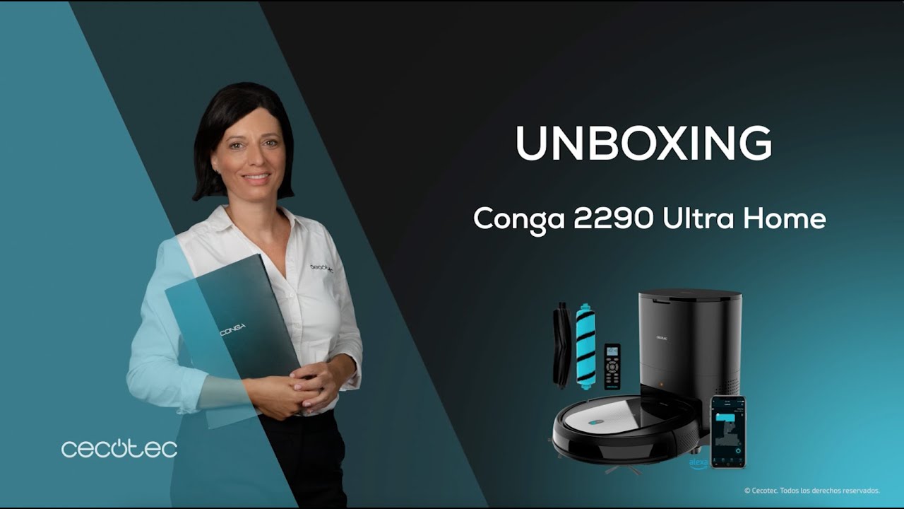 Unboxing y conexión de la App del robot aspirador Conga 2290 Ultra Home