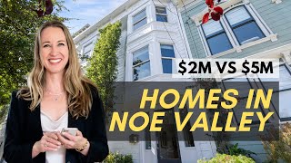 $2M vs $5M Homes in NOE VALLEY San Francisco | House Prices in San Francisco