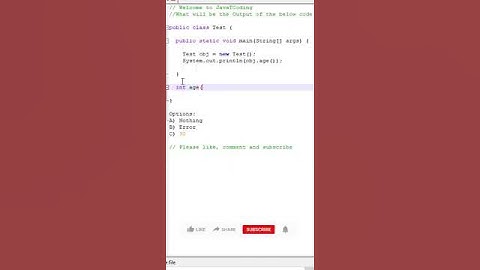 #3 Java tricky interview question #shorts