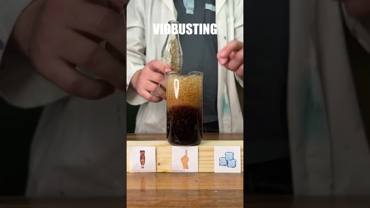 What’s the best way to pour soda?