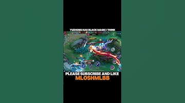 YUZHONG Has Black Magic i think - Yu zhong gameplay- MLBB