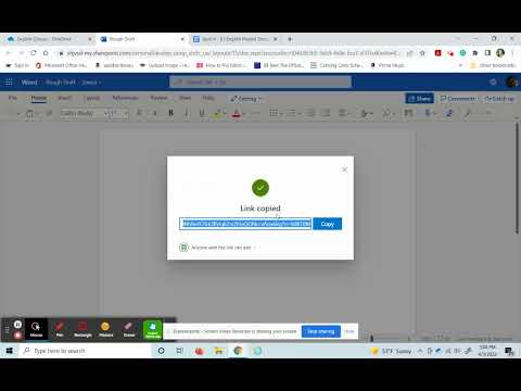 Sharing Links to Word Doc