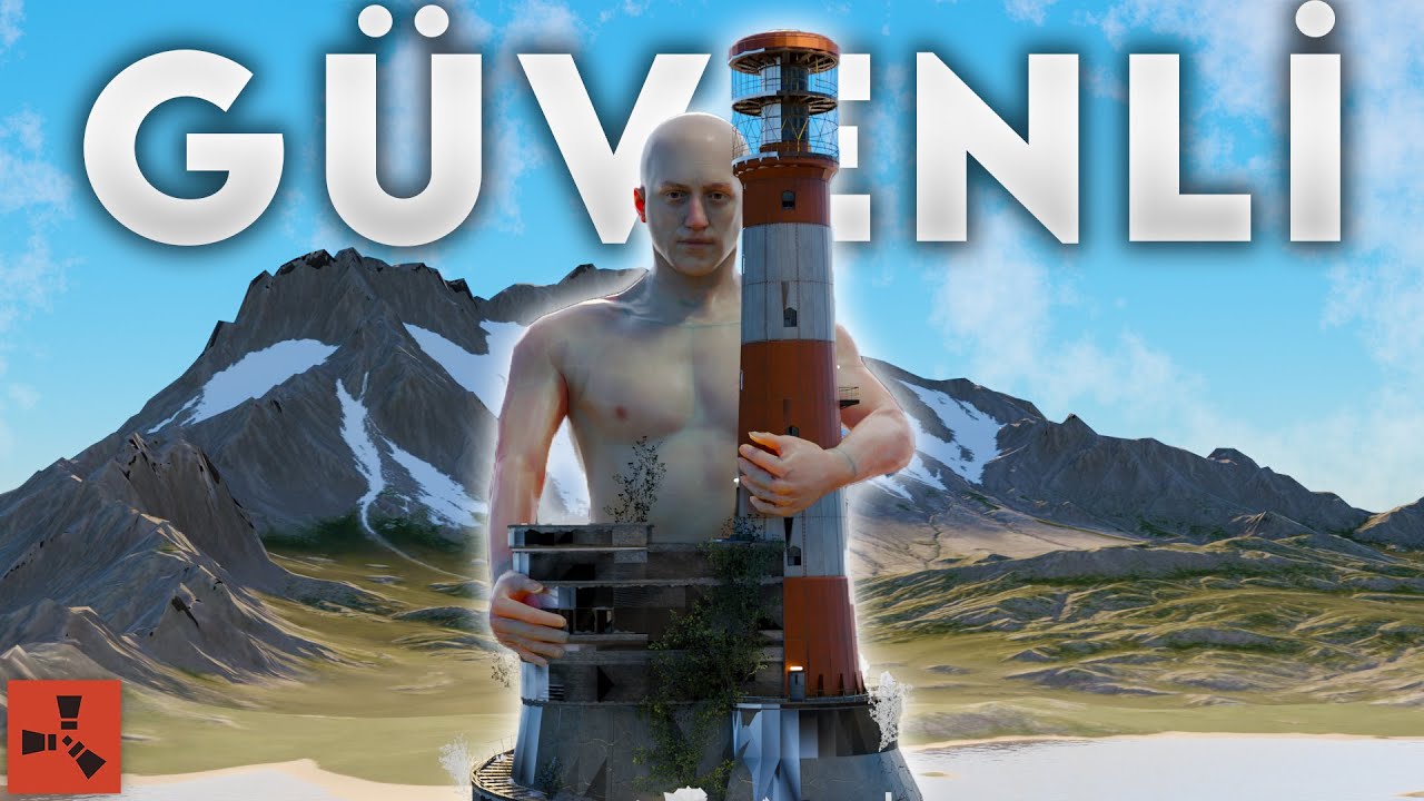 DENİZ FENERİNİ KAPATIP 1 GÜN BOYUNCA İÇİNDE YAŞAMAK ! l Rust Türkçe