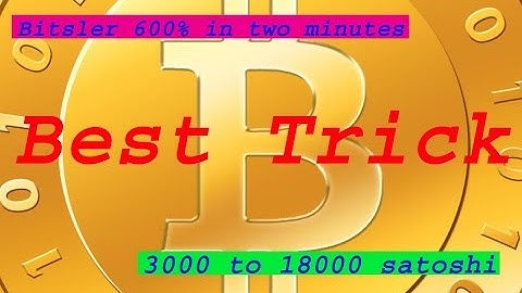 Bitsler how to earn 1 bitcoin a day 600% in two minute 3000 to 18000 satoshi |