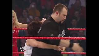 2002 09 02 RAW Trish Stratus \& Bubba Ray Dudley vs Molly Holly \& Christopher Nowinski
