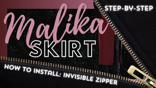 For Beginners: How to Install an Invisible Zipper