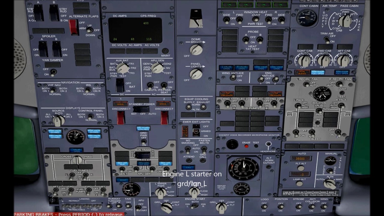[TUTO FS2004] PMDG 737 : cold and dark - YouTube