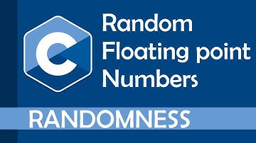 Random floating point numbers in C