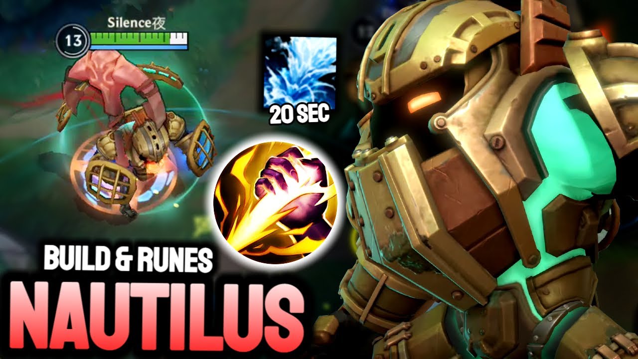 WILD RIFT NAUTILUS JUNGLE?! (10/2/18) ULT IN 20 SEC BUILD & RUNES New