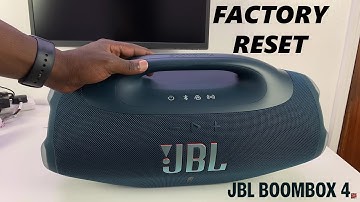 How To Factory Reset JBL Boombox 4