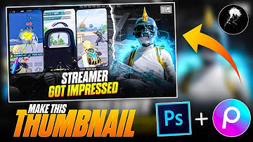 How to make Amazing BGMI Thumbnail Like @ZoddGaming001 in Picsart & Adobe Photoshop Touch CC 🔥