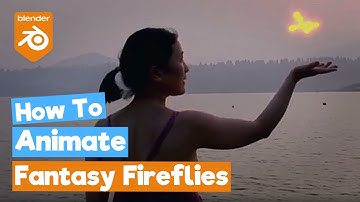 Blender Compositing VFX Tutorial : Fantasy Fireflies [Boids Particle System]