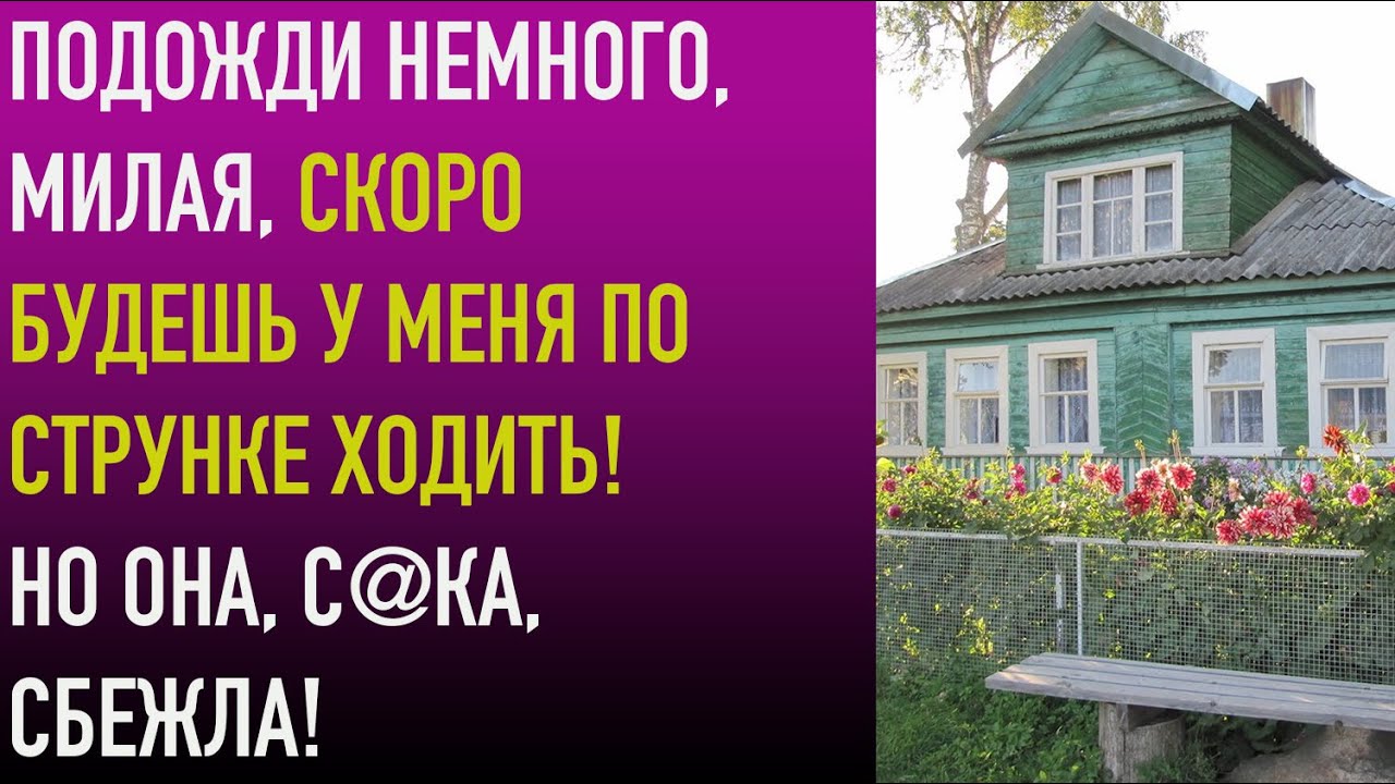 Подожди немного, милая, скоро будешь у меня по струнке ходить! Но она ...