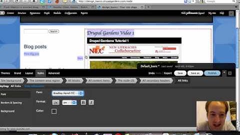 Drupal Gardens Tutorial 7