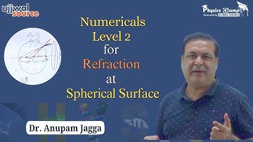 Numericals level 2 for refraction at spherical surface | Dr. Anupam Jagga | Physics Champ