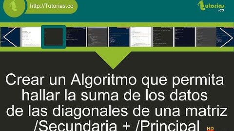 arreglos – pseudocodigo (suma datos diagonales matriz)