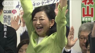 【参院選】牧山弘恵氏（立憲：現）が神奈川で当選(19/07/21)
