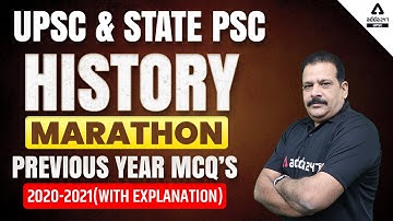 History Marathon Class | History Previous Year MCQs For UPSC, PCS Exams | By Dr Sanjan Sir