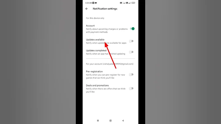 How to show notifications update available on play store #shorts