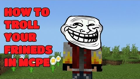 How to TROLL your friends in MCPE || CommandBlock Creations || Enjoy