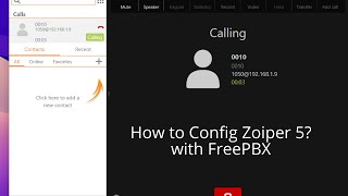 📳How to Configuration Zoiper 5 with FreePBX SIP Extension?☎️