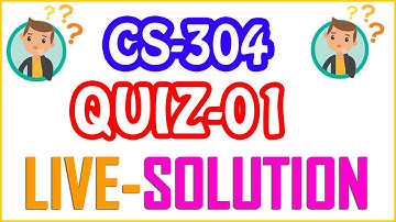CS304 - Object Oriented Programming | Quiz No 1 Live Solution