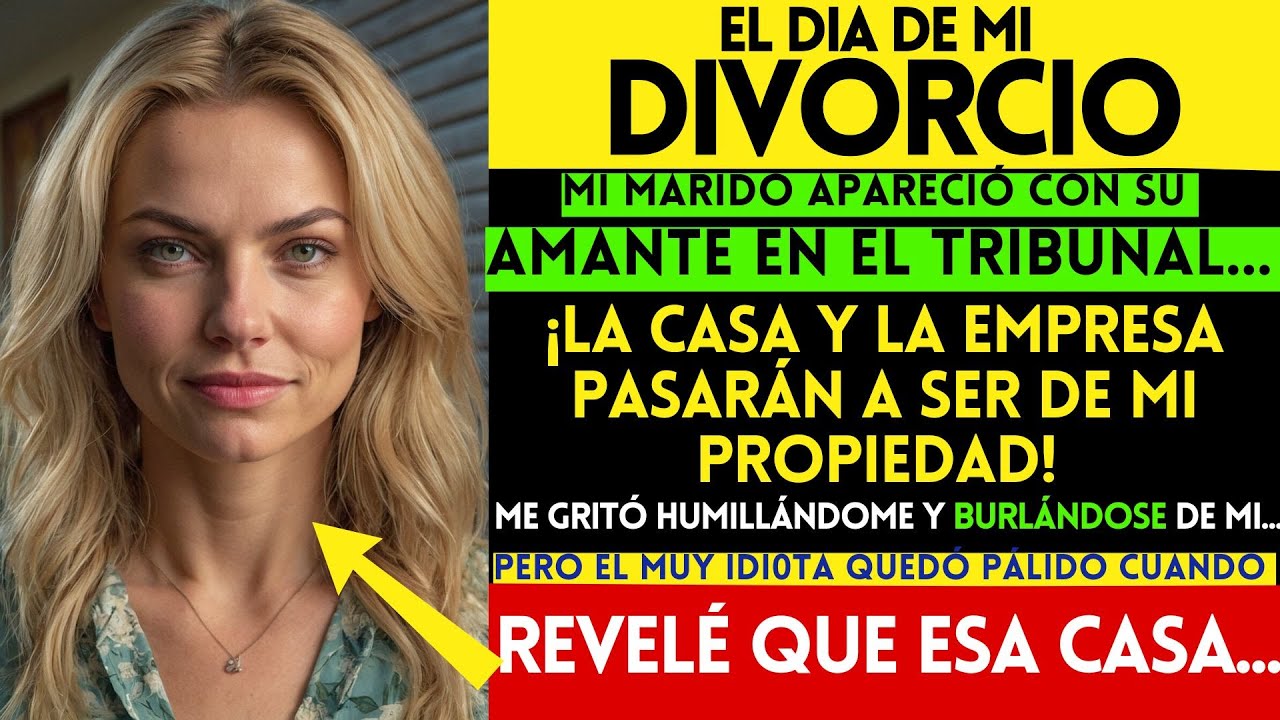 EL DIA DE MI DIVORCIO MI MARIDO APARECIO CON SU AMANTE EN EL TRIBUNAL, PERO NUNCA IMAGINÓ QUE...