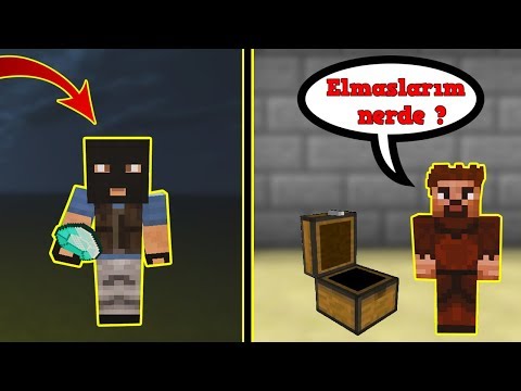 HIRSIZ VS POLİS #8 - Hırsız Zengin ve Fakir'in Evini Soydu (Minecraft)