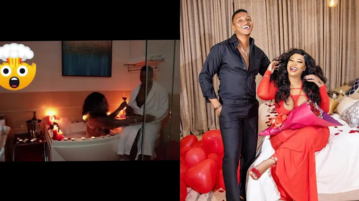 VERA SIDIKA WIG CATCHES FIRE AS BROWN MAUZO SHOW HER SOME LOVE IN THE BATHTUB FOR VALENTINE'S GIFT