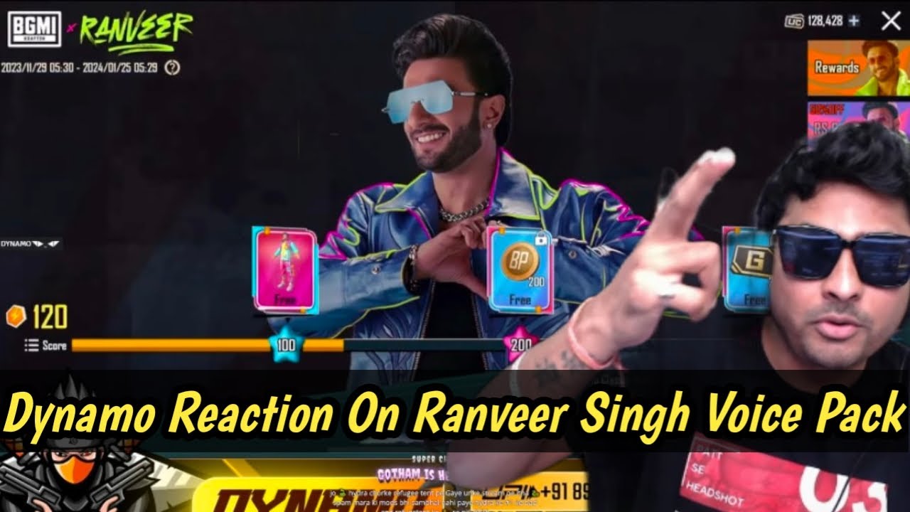 Dynamo Reaction On Ranveer BGMI Voice Pack | Hydra Official - YouTube