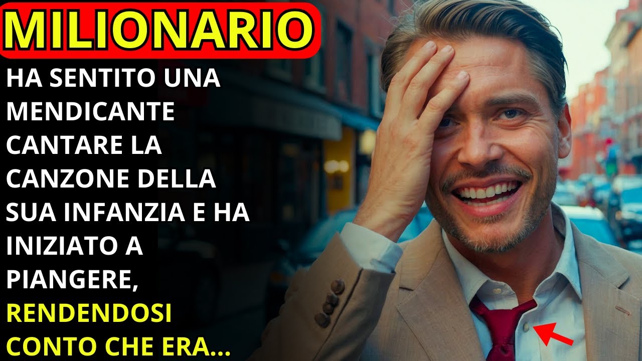 UN MILIONARIO HA UDITO UNA SENZATETTO CANTARE UNA CANZONE DELL'INFANZIA ...