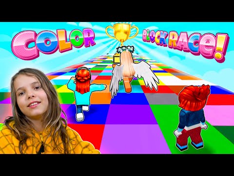 Видео: ⊂◉‿◉つColor Block Race! by Miss Katy