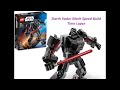 LEGO Darth Vader Mech 75368  Speed Build Time Lapse LEGO Star Wars Buildable Action Figure