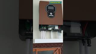 ziewnic ip21 hybrid solar inverter #electricalbasics #solar #electricity #shorts