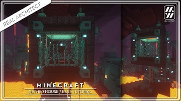 MINECRAFT: How to Build a NETHER HOUSE Tutorial (EASY) #2021