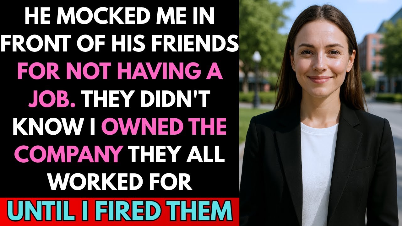 She Mocked Me for Not Having a Job — Then I Fired Her and Her Friends, Who Worked for My Company
